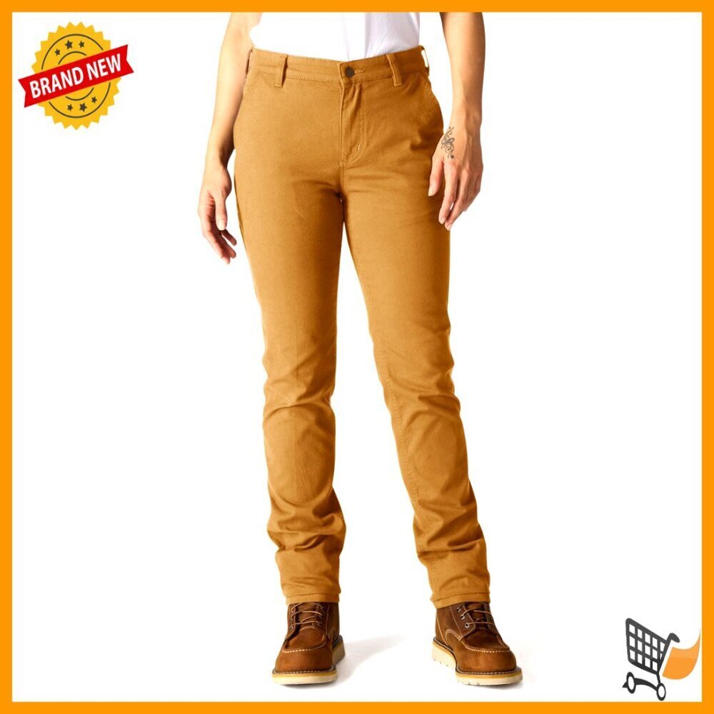 Stretch Canvas Work Pants with Utility Pockets, Relaxed Fit